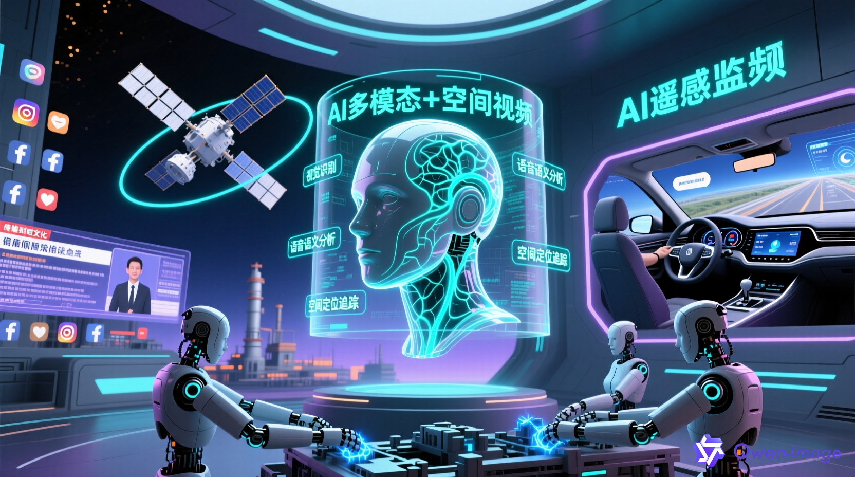 AI多模态与空间视频创新应用示意图