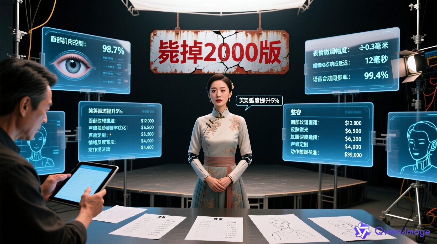 AI女演员制作过程