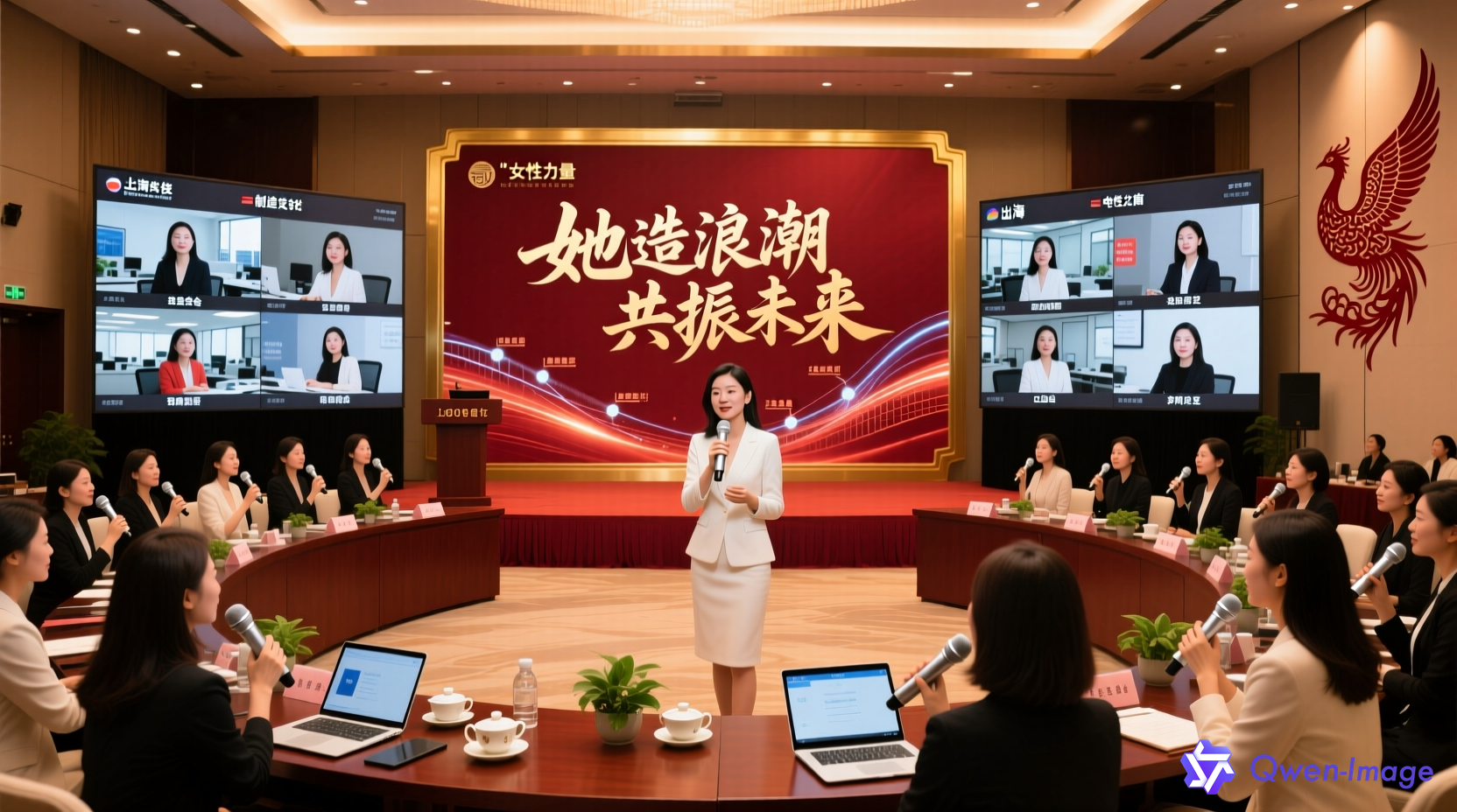 女性创业者联盟成立活动场景